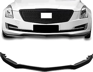 SCITOO Front Lip Spoiler Fits for 2015-2018 for Cadillac ATS Glossy Black Front Bumper Lip