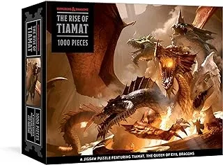 The Rise of Tiamat Dragon Puzzle: 1000-Piece Jigsaw Puzzle Featuring the Queen of Evil Dragons: Jigsaw Puzzles for Adults