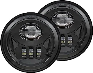 GXENOGO LED Fog Light Assembly for Tacoma 2005-2011/ Solara 2004-2006/ Sequoia 2008-2015/ Tundra 2007-2013- Pair, Black