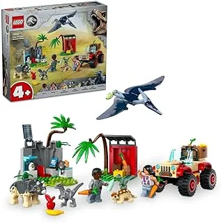 LEGO® Jurassic World Baby Dinosaur Rescue Center 76963 مجموعة ألعاب مكعبات البناء؛ ألعاب للأولاد والبنات والأطفال (139 قطعة)