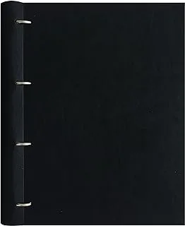 Filofax Clipbook, A4 Size, Classic Monochrome Collection, Refillable Notebook, Black (B144000)