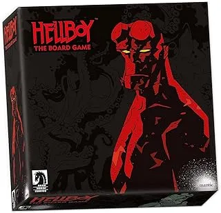 Hellboy The Board Game (Base Game) | Horror Game | Mystery Game | Cooperative Game for Adults and Teens | Ages 14 and Up | 1-4 Players | Average Playtime 60 Minutes | Made by Mantic Games