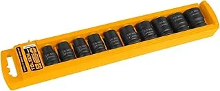 Tolsen-10pcs 1/2 inch Impact socket set (INDUSTRIAL)