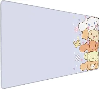 Kawaii Girly Gaming Mouse Pad, Long Extended XXL Anime Desk Mat, Extra Large Mousepad Cute Girl Keyboard Pads for Work Game Office Home, 35.4'' X 15.7''