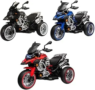 Children'S Three Wheel Ride-On Motorbike With Hand Accelerator, Best Racing Bike, 1 Piece Assorted