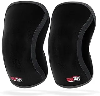 RockTape Assassins Knee Sleeves, Workout Knee Support, Neoprene Durability and Comfort, Black, S, Pack of 2