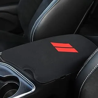 INTGET Car Center Console Armrest Cover for Dodge Challenger Accessories 2023 2022 2021 2020 2019 2018 2017 2016 2015 Interior Console Lid Protector Cushion Pad(Neoprene)