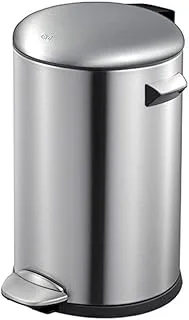 Soft closing Stainless steel BELLA DELUX BIN with pedal 5 Liter capacity-SILVER