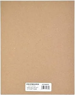 Bpa Acid-Free Chipboard 25-Sheets, Size 4-Inch x 6-Inch, Brown