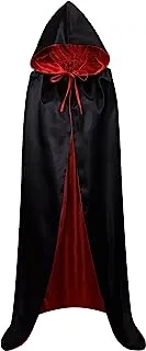 VGLOOK Unisex Christmas Halloween Witch Party Reversible Hooded Adult Vampires Cape Cloak