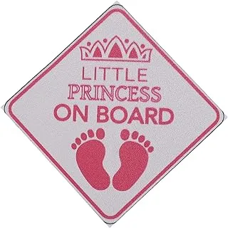 Little Princess On Board Safety Windows Car Sticker