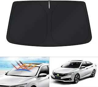 KUST Windshield Sun Shade for Honda Civic 2016-2021 Sunshade Foldable Window Sun Visor Protector Blocks UV Rays Keep Your Car Cooler