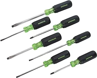 Greenlee 0153-02C 7-Piece Screwdriver Set with Cabinet, Keystone, and Phillips