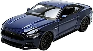 مايستو 1:24 إصدار خاص (A) 2015 Ford Mustang Gt Diecast لعبة مجسمة سيارة، أزرق مطفي