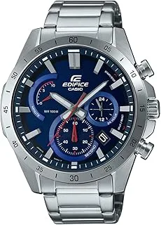 Casio Edifice Men's Watch - EFR-573D-2AVUDF Black Dial, Silver Band