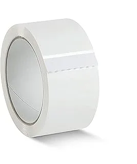 Milky White Tape (2 Inch Width x 60 Yards Length) Milky White Color BOPP/Packing/Marking High Strength Adhesive Tape For Packing Parcels, Boxes, Cartons, Postage, Arts And Crafts - 1 Count