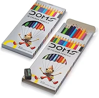 Doms 3445 Colour Pencil Set 12-Shades