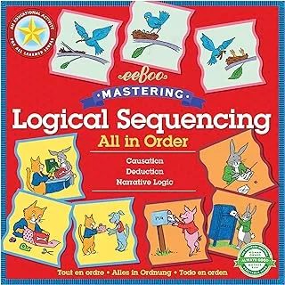 eeBoo All In Order All Learner LevelsL: أدوات التعلم للأطفال - مصادر التعلم لمرحلة ما قبل المدرسة - الألعاب التعليمية - بطاقات تنمية المهارات