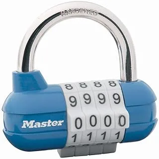 Master Lock 1523EURD Combination Padlock, Random Color, 5,9 x 6,4 x 2,6 cm