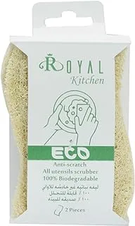 Royal - Kitchen Natural Wavy Shape Loofah Kitchen Scrubber