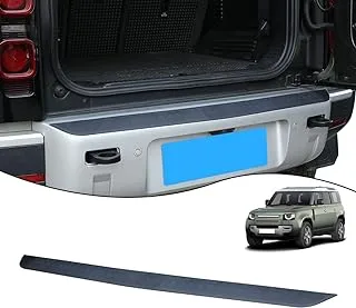 YIWANG for Land Rover Defender 90 110 2020-2024 Car Styling ABS Black Car Rear Bumper Plate Cover Trim Stickers for Defender Auto Accessories (ABS Black)