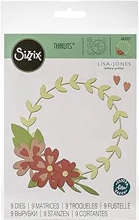 مجموعة قوالب Sizzix Thinlits ، متعددة الألوان