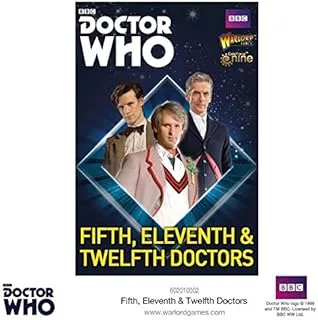 Doctor Who Fifth, Eleventh & Twelfth Doctors for Exterminate! The Miniatures Game