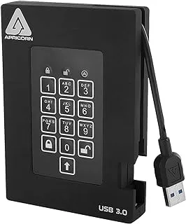 Apricorn Aegis Padlock Fortress A25-3PL256-S1000F - قرص الحالة الصلبة - 1 تيرابايت - USB 3.0