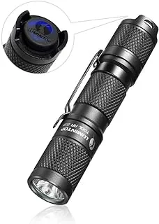 Torch Flashlight LUMINTOP Tool AA2.0 Mini Torch 650 Lumens Cree LED Pocket-sized 5 Modes Powerful Small Flashlight Compatible with AA and 14500 Li-ion Battery IPX-8 Waterproof for Camping, Emergency