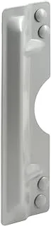 Prime-Line Products Gray Prime-Line U 9503 Latch Guard Plate Cover – Protect Against Forced Entry, Easy to Install on Out-Swinging Doors, 3