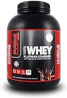 Muscle Core Platinum Standard I 100% مسحوق بروتين مصل اللبن I 24 جرام بروتين، 5.8 جرام BCAA، 4 جرام جلوتامين وحمض الجلوتاميك I منخفض الكربوهيدرات والسكر I نكهة الشوكولاتة I 10 رطل (158 حصة)