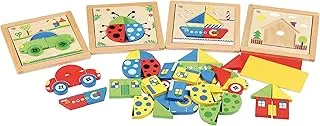 Creative colours and shapes puzzles