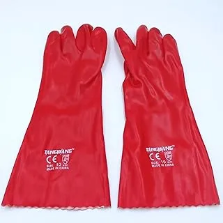 AL ARQAM Chemical Resistant Gloves - Ultimate Protection for Liquids, Acids, and Alkalis - Liquid-Resistant, Acid and Alkali Resistant Protective Gloves (1-Pair)