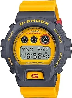 Casio G-Shock Watch - DW-6900Y-9DR Yellow Dial, Yellow Band