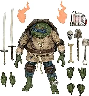 مجسم عمل بمقياس 7 بوصات من شركة يونيفرسال مونسترز TMNT من شركة NECA - ليوناردو هونشباك النهائي