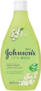 Johnson's Vita-Rich Orange Blossom, Jasmine And Muguet Revitalizing Body Wash, 250ml