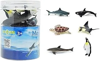 RECUR - Assorted marine animals playset A 6pcs