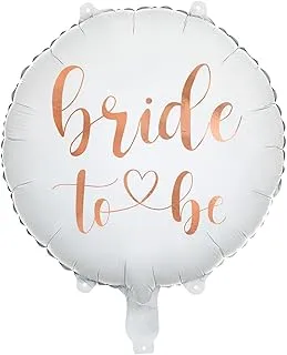 Foil balloon Bride to be 45cm, white