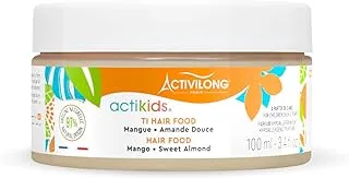 Activilong Actikids Hair Food Balm for Deep Nourishment & Long Lasting Protection for Little Ones’ Curls I Enriched with Mango Butter & Organic Sweet Almond Oil I 100ml