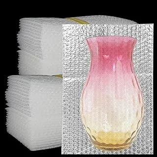 50Pcs Clear Bubble Out Bags, 12”x16” Bubble Pouches Bags for Shipping, Double Wall Bubble Cushioning Wrap Bags for Moving Packaging Storage Fragile China Dishes Electronic Item-Large Bubble Pouches