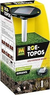 Roe 231458 – Solar-Powered Mole Repeller, 15.5 x 35 x 15.5 cm (Black)