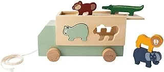 Wooden animal truck