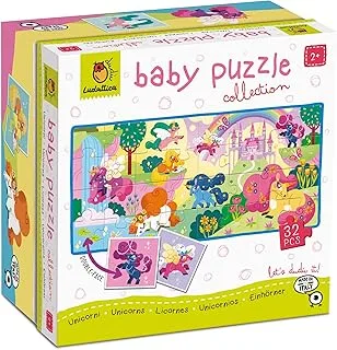 Ludattica Dudu Baby Puzzle Collection Unicorns; Toddler - fun- Devlopment Game- Learning and Educational