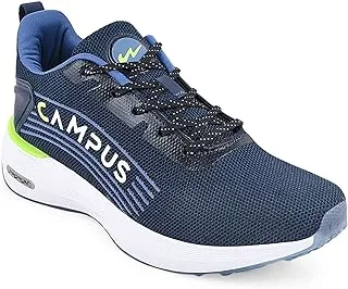 Campus Gents Camp Henry BLU/F.GRN Running Shoes 9 -UK/India