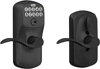 Schlage FE595 PLY 622 ACC Keypad Entry with Flex Electronic Lock, Matte Black