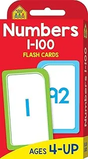 School Zone: Numbers 1-100 Flash Cards