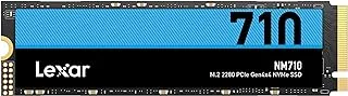 محرك الأقراص الصلبة الداخلي Lexar NM710 SSD 2 تيرابايت PCIe Gen4 NVMe M.2 2280، حتى 4850 ميجابايت/ثانية (LNM710X002T-RNNNU)