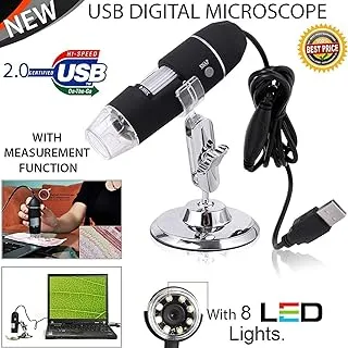 كاميرا Microware Mega Pixel 1000X8 LED الرقمية USB المجهر المكبر الإلكتروني ستيريو USB المنظار الكاميرا