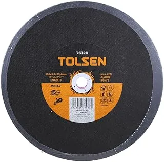 TOLSEN Type 41 Flat Cut-Off Wheel, 350x3.0x25.4mm, Max RPM 4 400