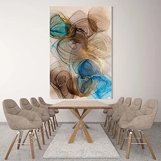 Tracing The Borders, Canvas wall art painting, Multicolour, Canvas, 1 Piece, 75 x 100 cm By(BPA®)